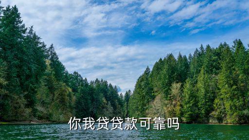 你我貸貸款可靠嗎