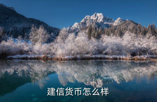 建信貨幣怎么樣