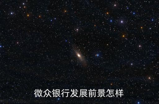 微眾銀行發(fā)展前景怎樣