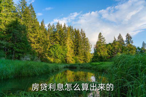 貸款房子怎么計算貸款利息，住房貸款利率計算方法