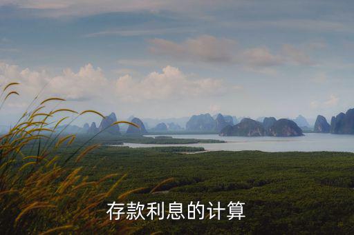 存款利息的計(jì)算