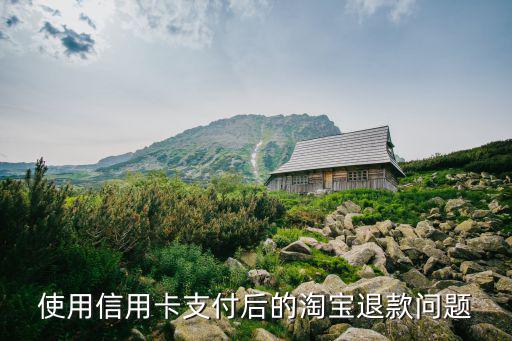 使用信用卡支付后的淘寶退款問題