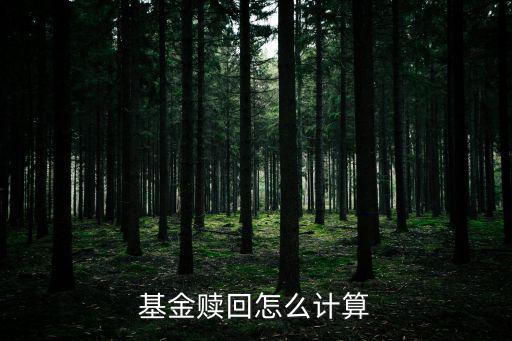 基金贖回怎么計(jì)算