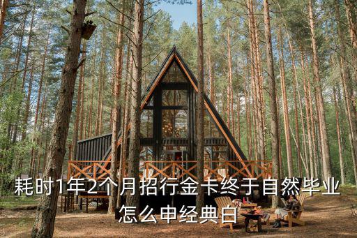 耗時1年2個月招行金卡終于自然畢業(yè)怎么申經(jīng)典白