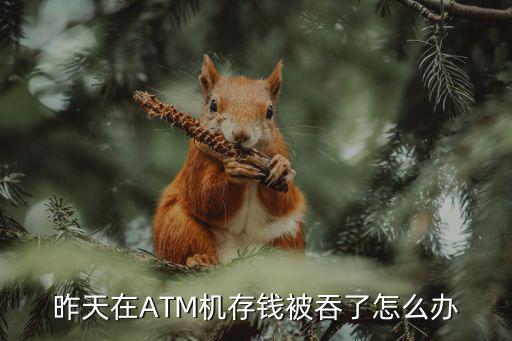 銀行卡存錢被吞了怎么辦，我昨晚去銀行存錢不小心錢被吞了我應該怎么辦