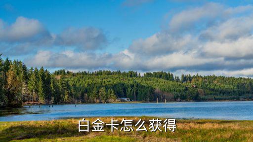 白金卡怎么獲得
