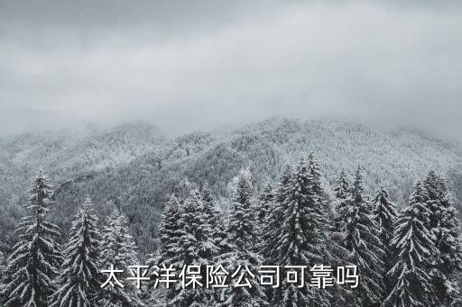 太平洋保險(xiǎn)公司可靠嗎