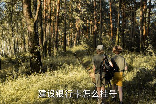 建設銀行卡怎么掛號