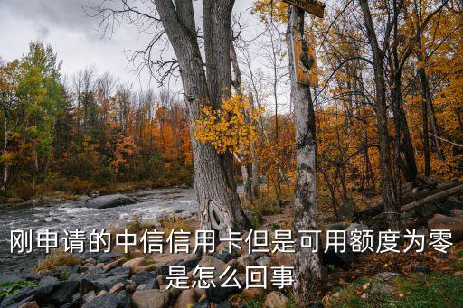 剛申請的中信信用卡但是可用額度為零是怎么回事