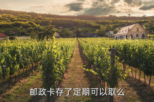 郵政卡存了定期可以取么