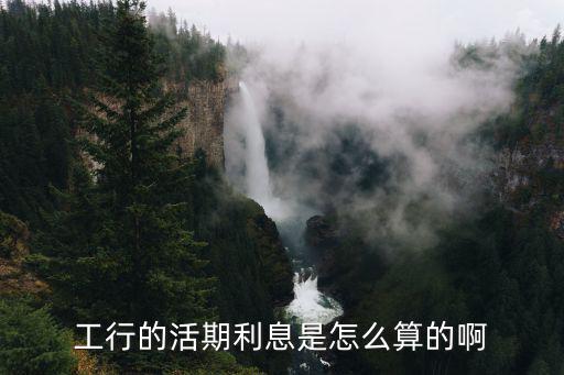 工行的活期利息是怎么算的啊