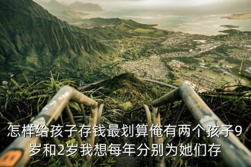 怎么給孩子存款計算，怎樣給孩子存錢最劃算俺有兩個孩子9歲和2歲我想每年分別為她們存