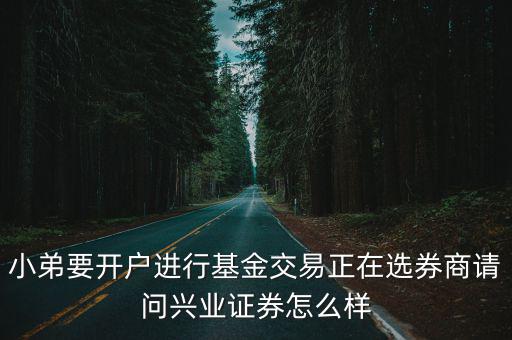 小弟要開戶進行基金交易正在選券商請問興業(yè)證券怎么樣