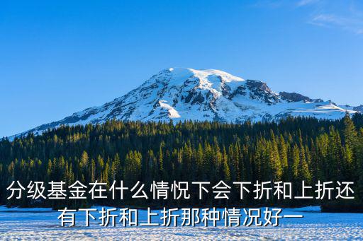 分級基金在什么情怳下會下折和上折還有下折和上折那種情況好一