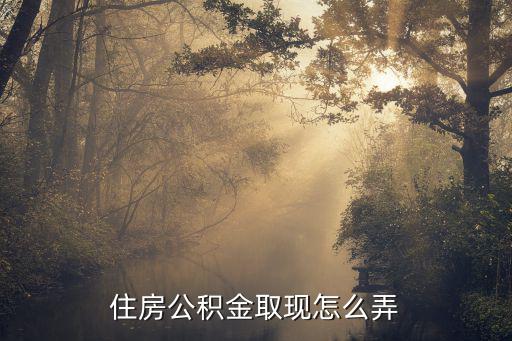 房貸套現(xiàn)是怎么做到，住房公積金取現(xiàn)怎么弄