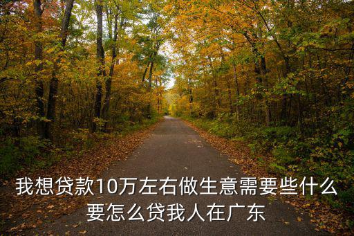 想貸款10萬創(chuàng)業(yè)怎么辦，我想貸款10W怎么操作