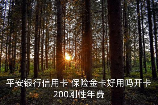平安標(biāo)準(zhǔn)金卡怎么樣，平安標(biāo)準(zhǔn)金卡和旅游金卡哪個(gè)好