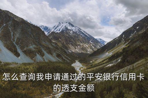 平安普惠怎么查額度，如何查詢今年平安信用卡消費總額