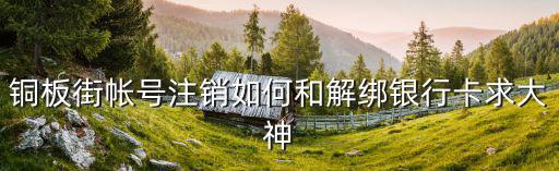 銅板街怎么銷戶，銅板街剛注冊(cè)想注銷怎么辦