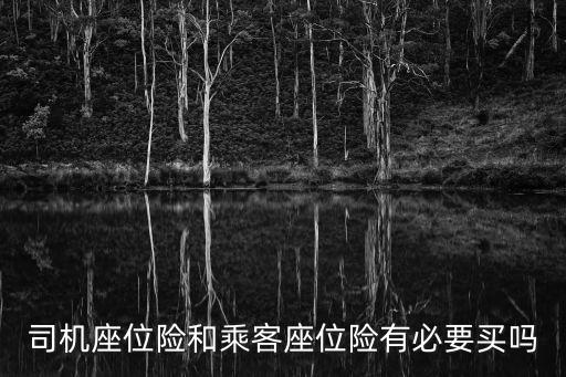 司機(jī)座位險(xiǎn)和乘客座位險(xiǎn)有必要買嗎