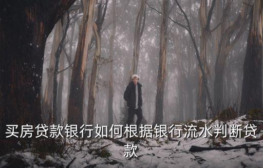 房貸銀行流水是怎么看，買房貸款銀行如何根據(jù)銀行流水判斷貸款