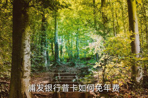 浦發(fā)銀行怎么免年費(fèi)，浦發(fā)銀行普卡如何免年費(fèi)