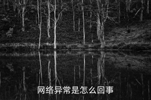 網(wǎng)絡(luò)異常是怎么回事
