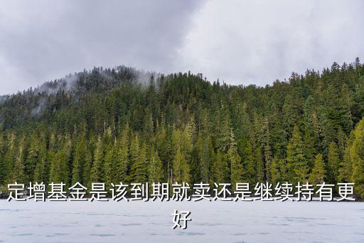 定增基金是該到期就賣(mài)還是繼續(xù)持有更好