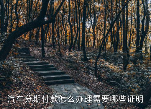 汽車分期手續(xù)怎么辦，汽車分期怎么辦理