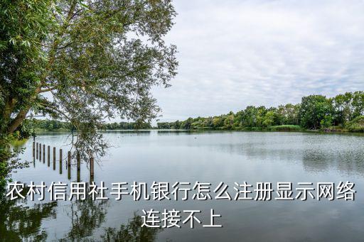 農(nóng)村信用社手機(jī)銀行怎么注冊(cè)顯示網(wǎng)絡(luò)連接不上