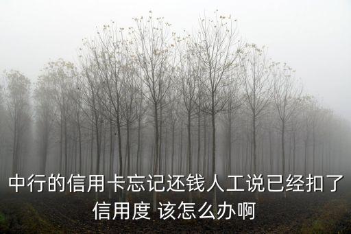 信用卡扣信用度怎么辦，信用度被扣了怎么樣可以補回來