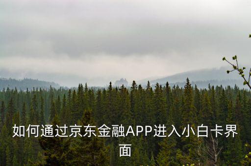 京東怎么關(guān)聯(lián)小白卡，線下申請的京東中信銀行小白卡如何關(guān)聯(lián)京東賬戶
