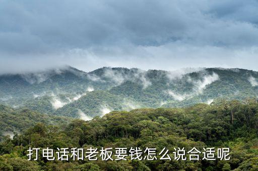 跟領(lǐng)導(dǎo)借錢怎么說，打電話和老板要錢怎么說合適呢