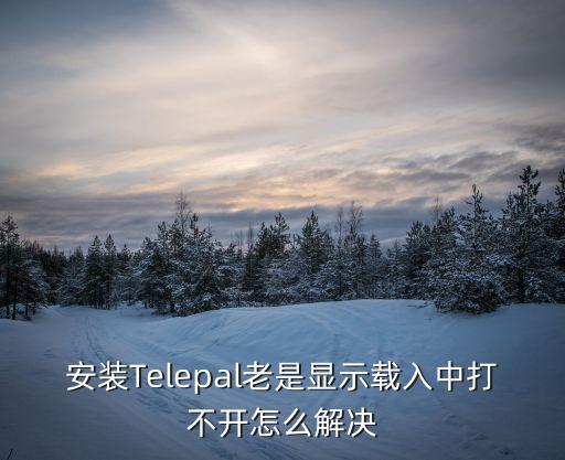 安裝Telepal老是顯示載入中打不開怎么解決