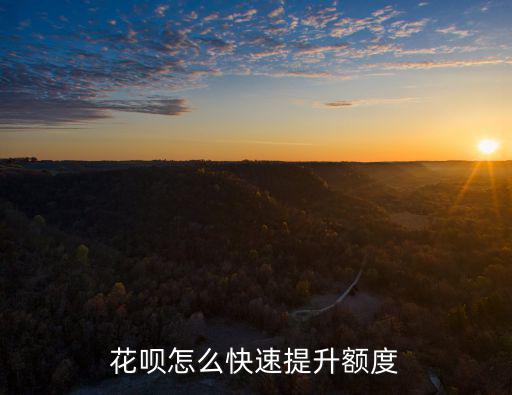 花唄怎么快速提升額度
