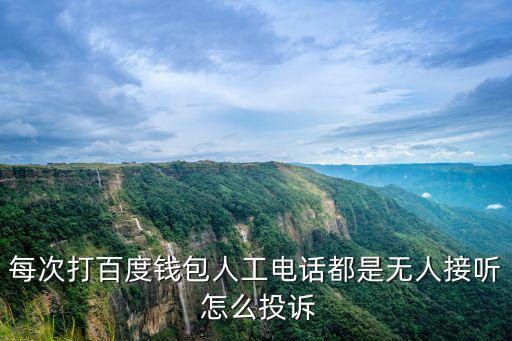 怎么投訴百度錢包，百度錢包怎么投訴電話
