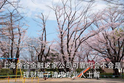 金谷金融官網(wǎng)怎么登錄，金谷金融理財(cái)平臺(tái)可靠嗎我想理財(cái)可又怕被騙看這個(gè)平臺(tái)收益高就