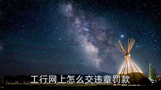 工行網(wǎng)上怎么交違章罰款