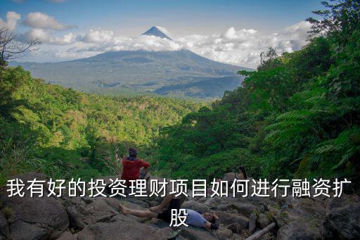 我有好的投資理財(cái)項(xiàng)目如何進(jìn)行融資擴(kuò)股