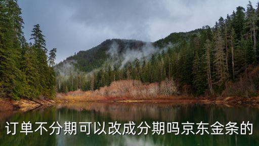 京東金條怎么不能分期，京東金條是否可以不用分期