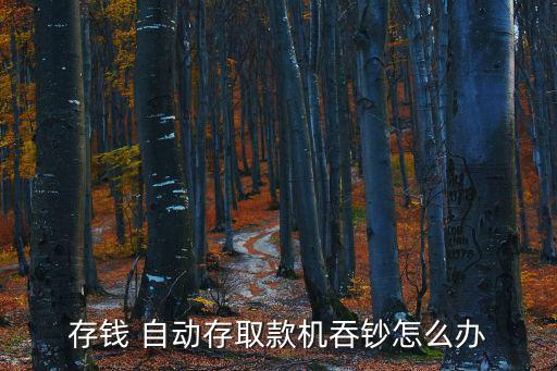 存錢 自動(dòng)存取款機(jī)吞鈔怎么辦