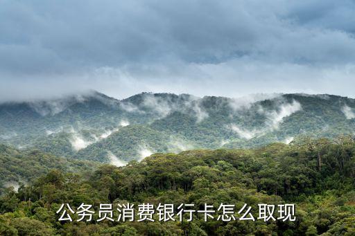 公務(wù)員消費銀行卡怎么取現(xiàn)