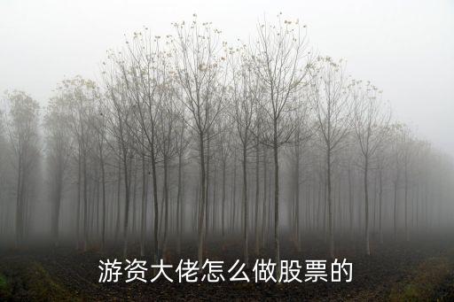 游資大佬怎么做股票的