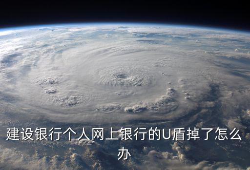 建設(shè)銀行個(gè)人網(wǎng)上銀行的U盾掉了怎么辦