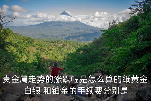 貴金屬走勢的漲跌幅是怎么算的紙黃金 白銀 和鉑金的手續(xù)費(fèi)分別是