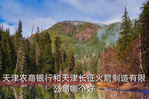 天津農商銀行怎么樣，天津農商銀行和天津長征火箭制造有限公司哪個好
