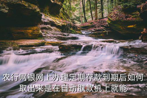 農(nóng)行網(wǎng)銀網(wǎng)上辦理定期存款到期后如何取出來(lái)是在自動(dòng)取款機(jī)上就能