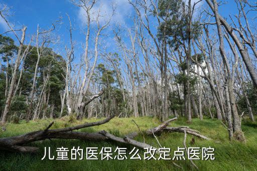 兒童的醫(yī)保怎么改定點(diǎn)醫(yī)院