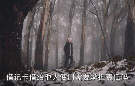 借記卡借給他人使用需要承擔(dān)責(zé)任嗎
