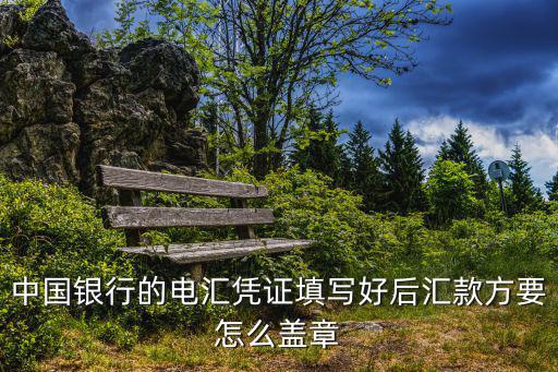 中國(guó)銀行的電匯憑證填寫好后匯款方要怎么蓋章